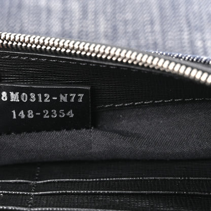 Fendi Denim 2Jours Clutch Blue Black 7 of 10