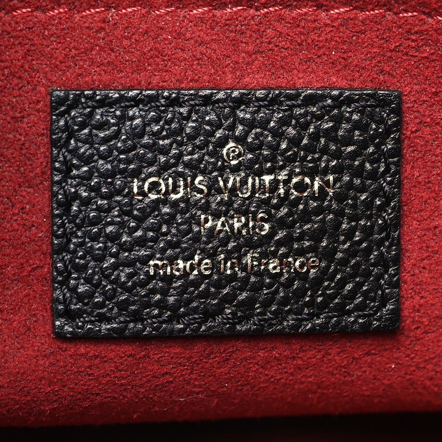 Louis Vuitton Empreinte Monogram Giant Multi Pochette Accessories Large Pochette Black Beige 5 of 9