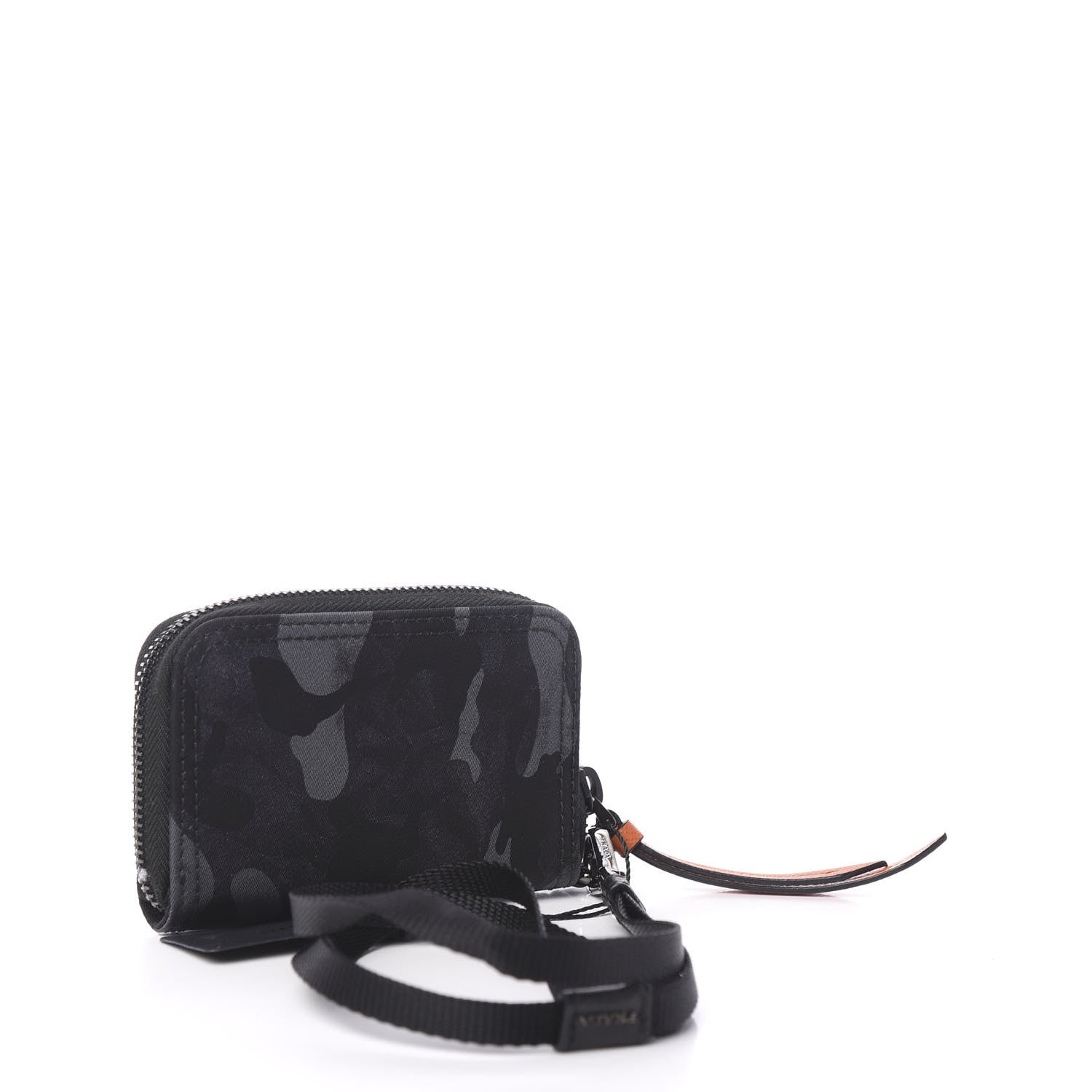 Prada Tessuto Nylon Camouflage Print Card Holder Fumo 2 of 6