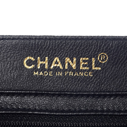 Chanel Patent Lambskin Chocolate Bar Accordion Flap Black Beige 6 of 8