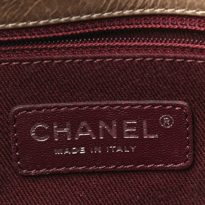 Chanel Glazed Calfskin Nameplate Flap Beige 7 of 10