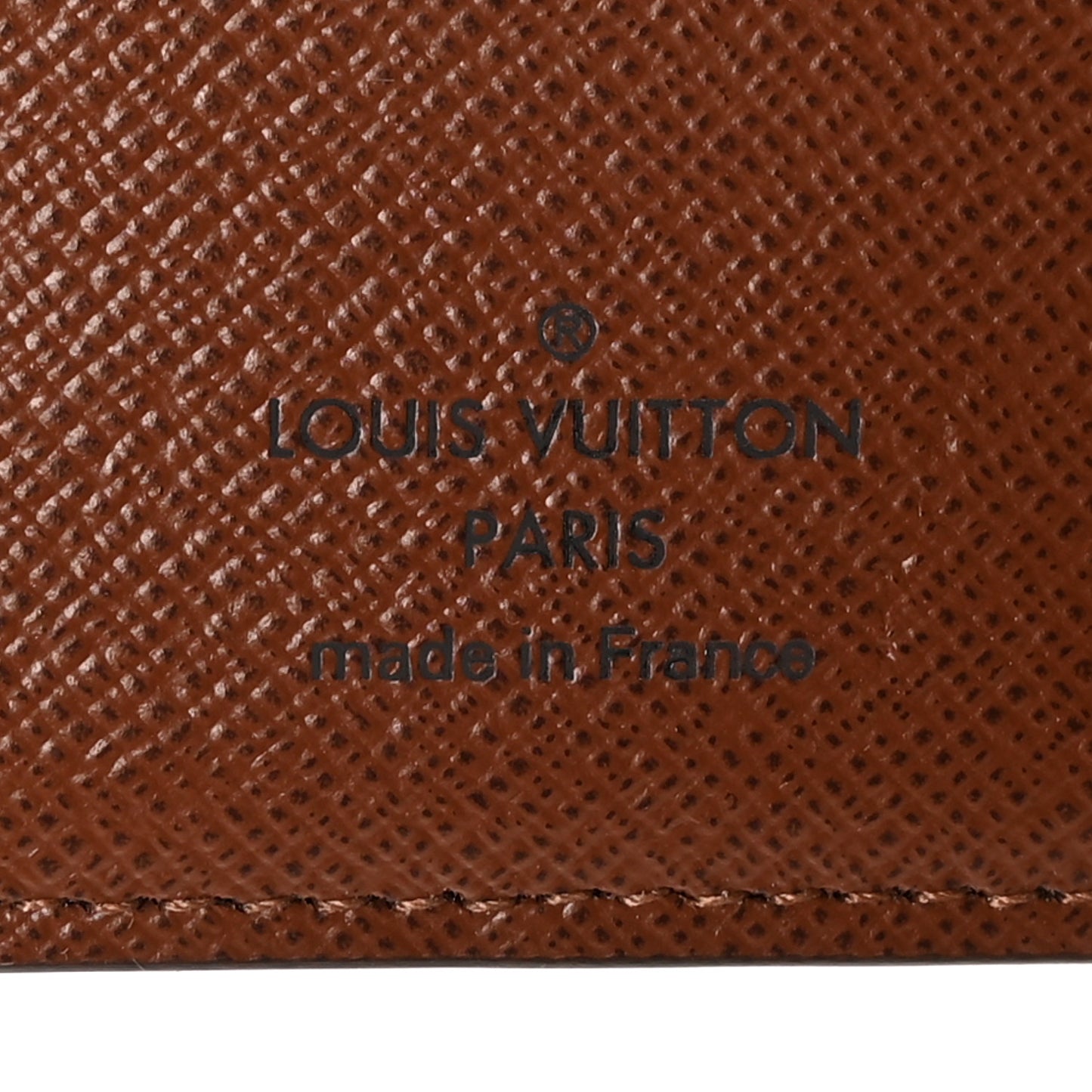 Monogram Pocket Agenda Cover