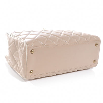 Chanel Leather Portobello Tote Beige 4 of 8
