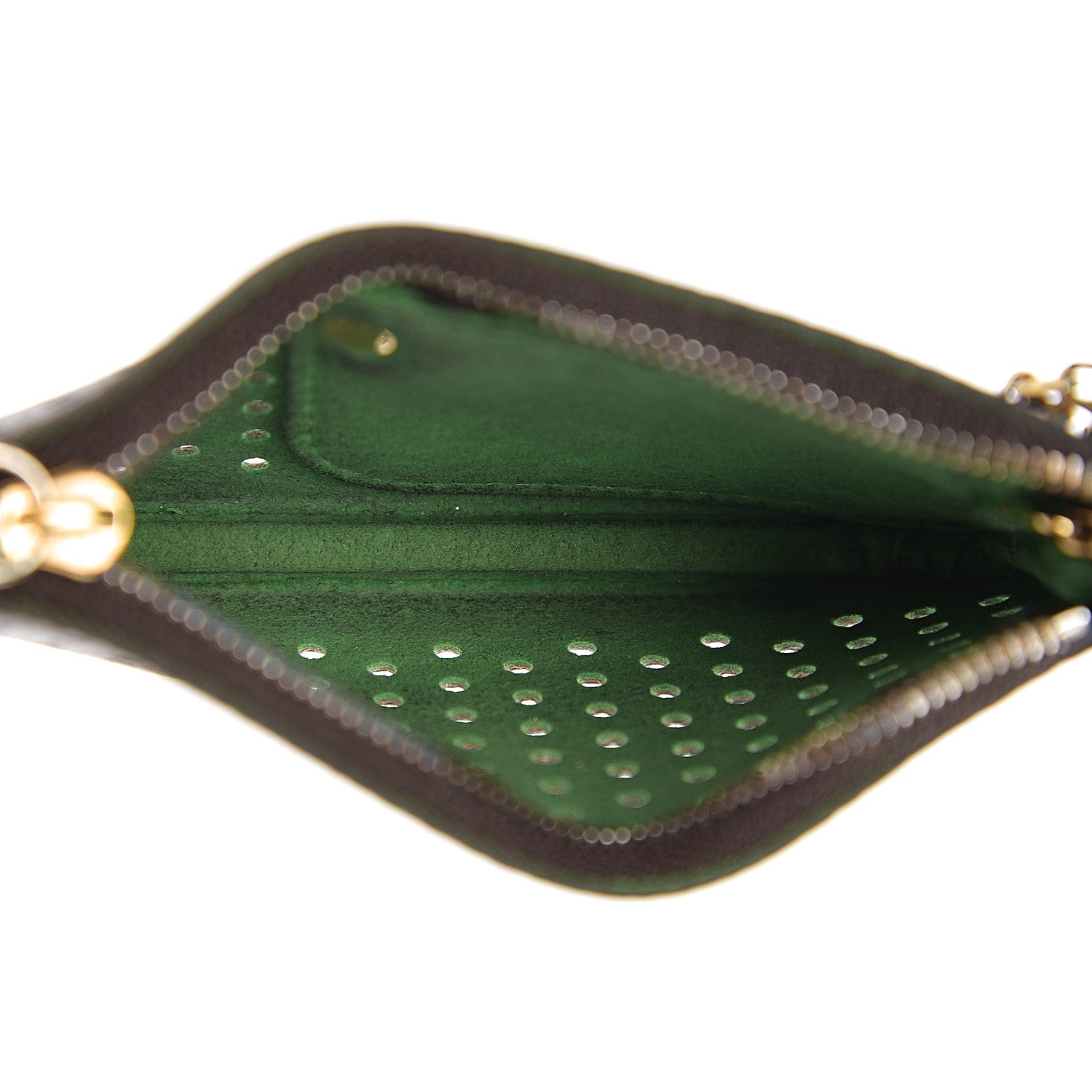 Louis Vuitton Monogram Perforated Key Pouch Green 4 of 9