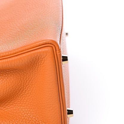 Hermes Taurillon Clemence Kelly Retourne 28 Abricot 36 of 38