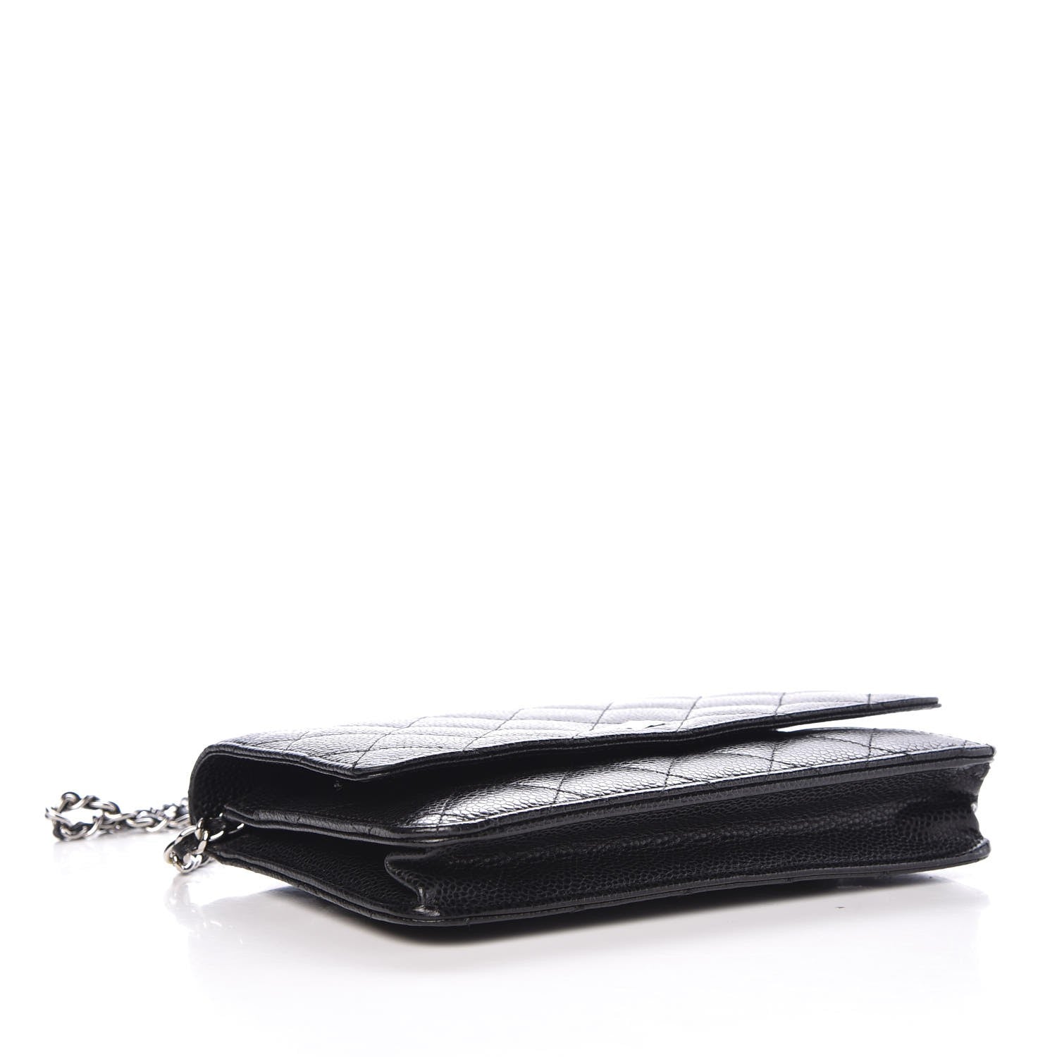 Chanel Caviar Quilted Wallet On Chain WOC Black 4 of 9