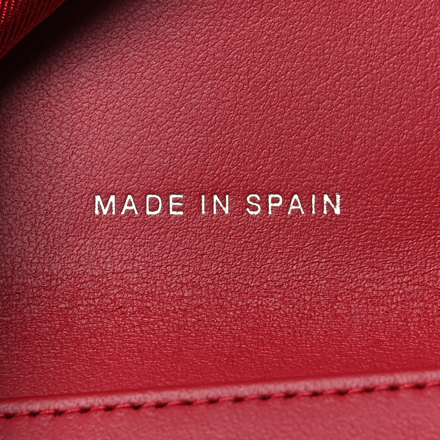 Chanel Caviar Quilted Compact Flap Wallet Dark Red 10 of 12