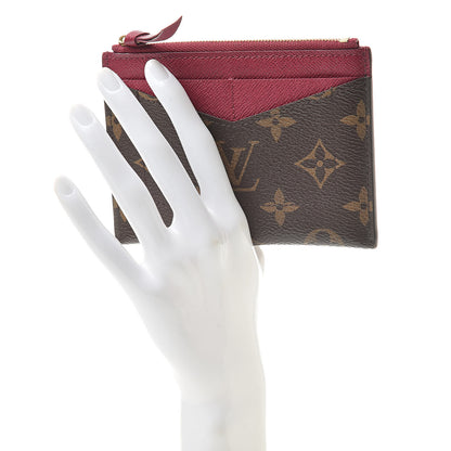 Louis Vuitton Monogram Zipped Card Holder Fuchsia 2 of 6