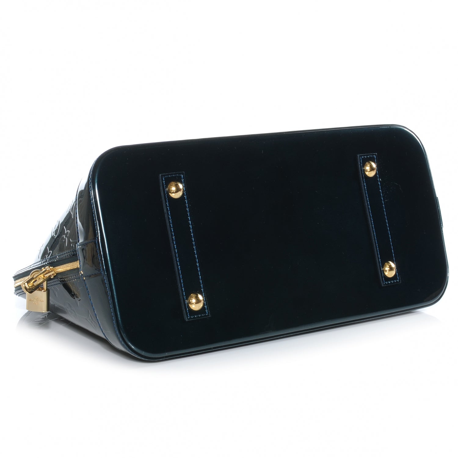 Louis Vuitton Vernis Alma GM Blue Nuit 4 of 7