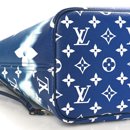 Louis Vuitton Monogram Escale Neverfull MM Blue 8 of 9