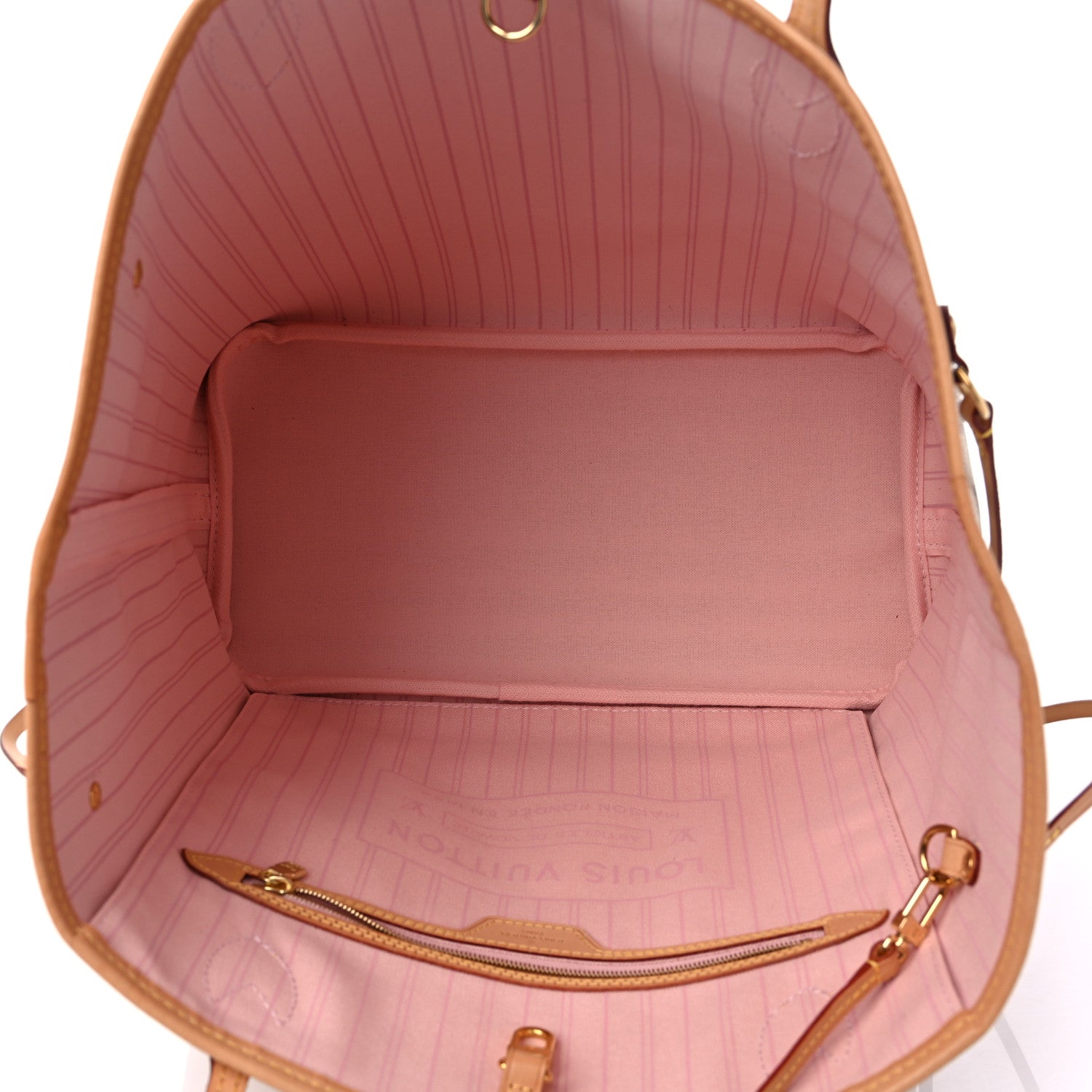 Louis Vuitton Damier Azur Neo Neverfull MM Rose Ballerine 6 of 12