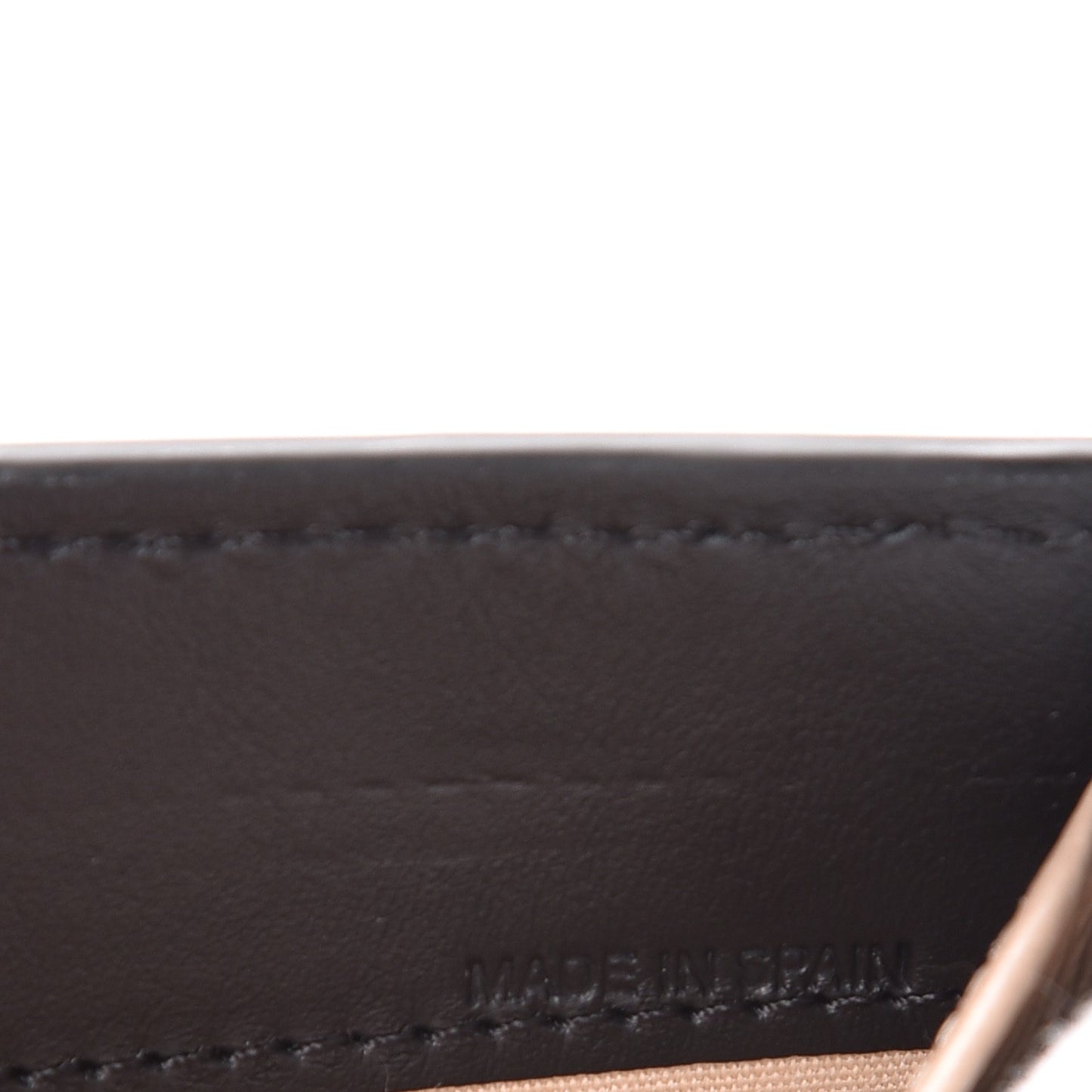 Suede Calfskin Faye Wallet Black