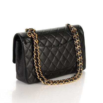 Chanel Caviar Quilted Medium Double Flap Black 3 of 8