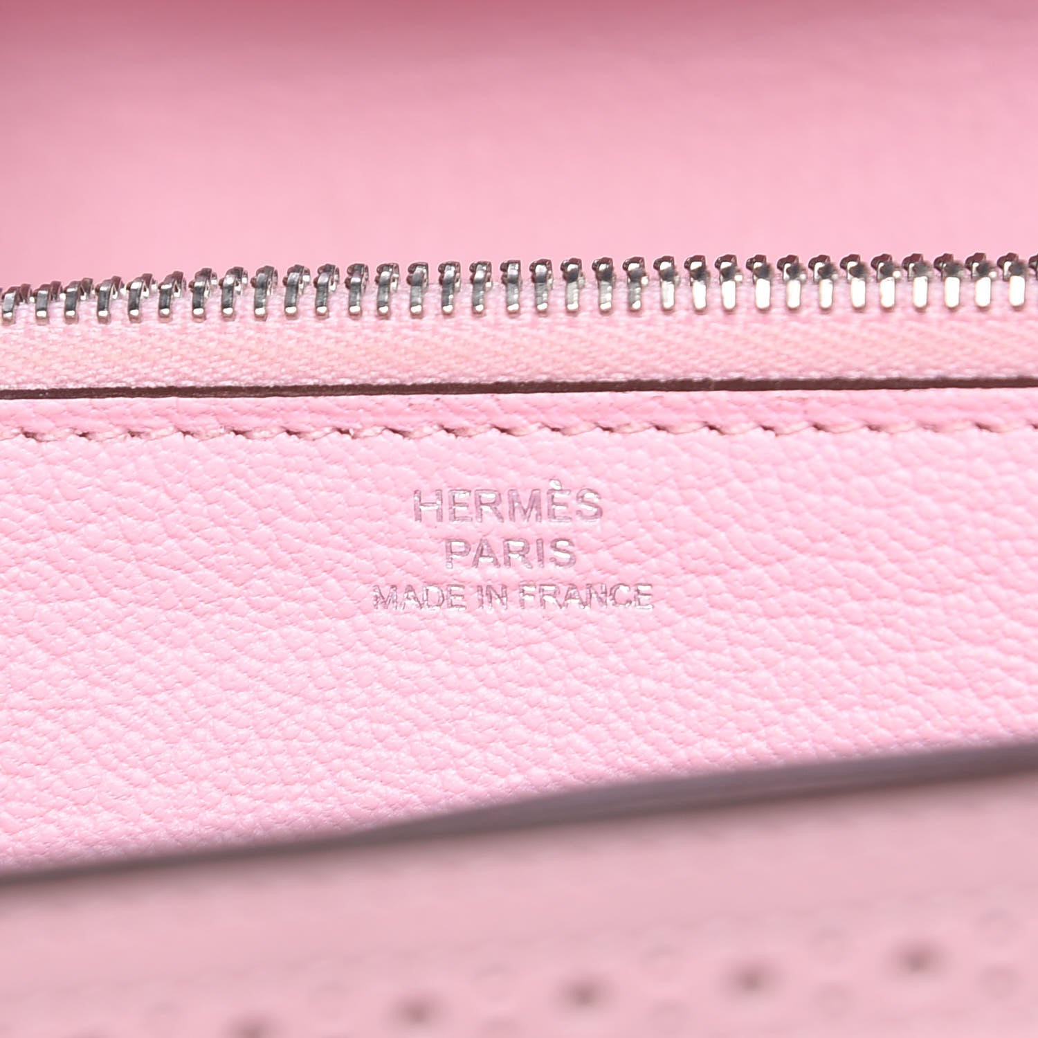 Hermes Swift Ghillies Kelly Longue Wallet Rose Sakura 6 of 8