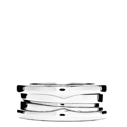 Bulgari 18K White Gold B.Zero1 Three-Band Ring 50 5.25 1 of 6