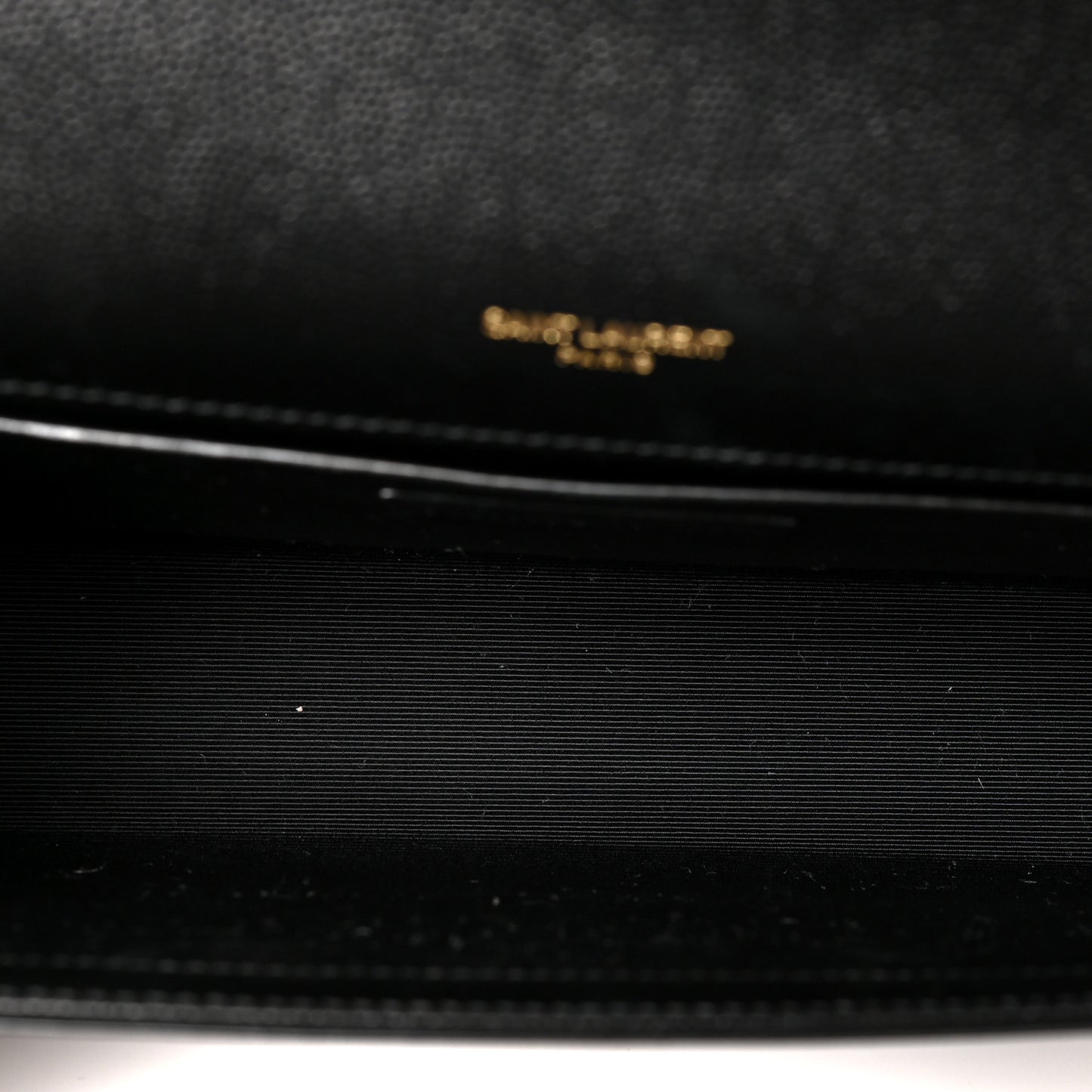 Grain De Poudre Medium Classic Monogram Kate Satchel Black