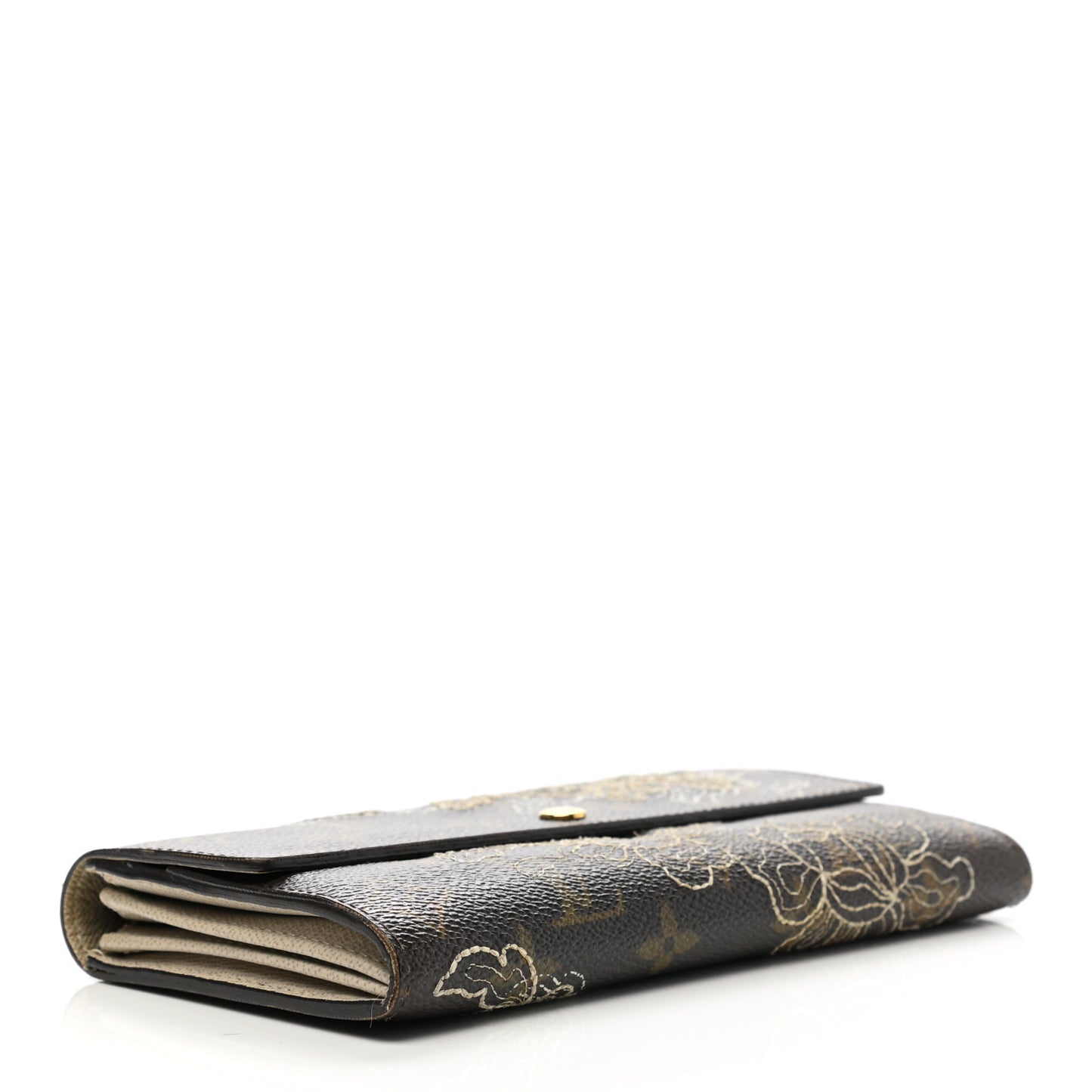 Monogram Dentelle Sarah Wallet Gold