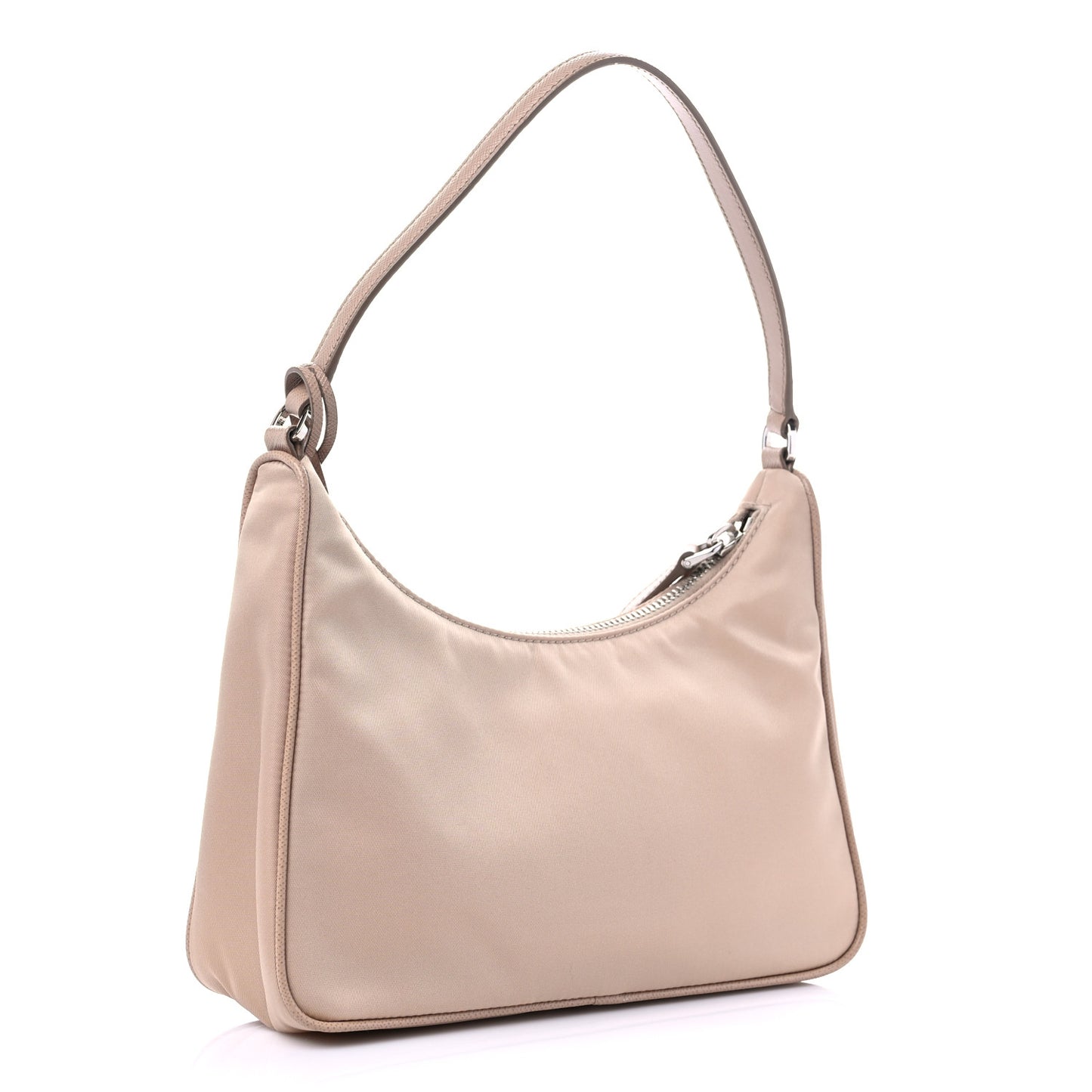 Re-Nylon Saffiano Mini Re-Edition 2005 Bag Cammeo