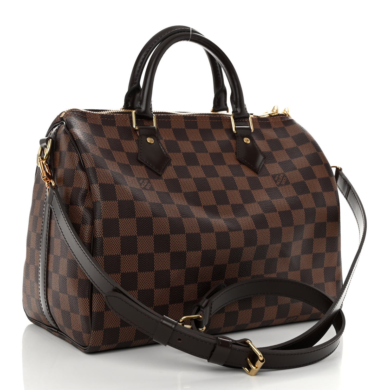 Louis Vuitton Damier Ebene Speedy Bandouliere 30 3 of 11