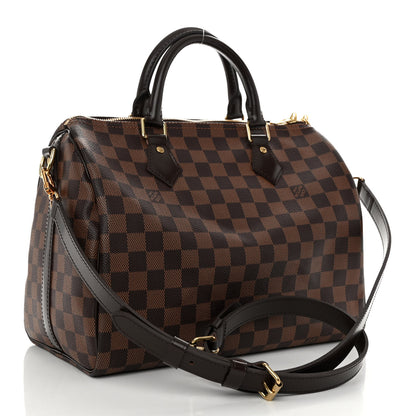 Louis Vuitton Damier Ebene Speedy Bandouliere 30 3 of 11