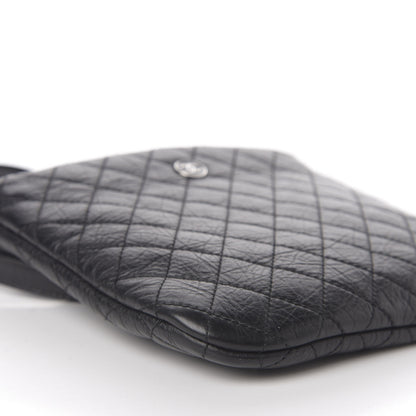 Chanel Calfskin Quilted Crossbody Bag Black 10 of 12