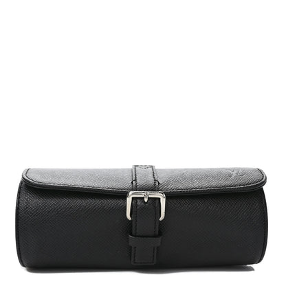 Louis Vuitton Taiga 3 Watch Travel Case Ardoise 1 of 8