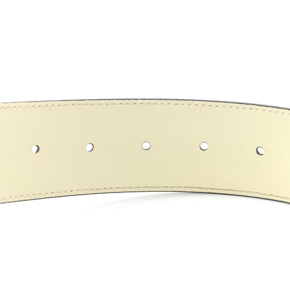 Gucci Calfskin Double G 40mm Belt 90 36 Mystic White 4 of 5