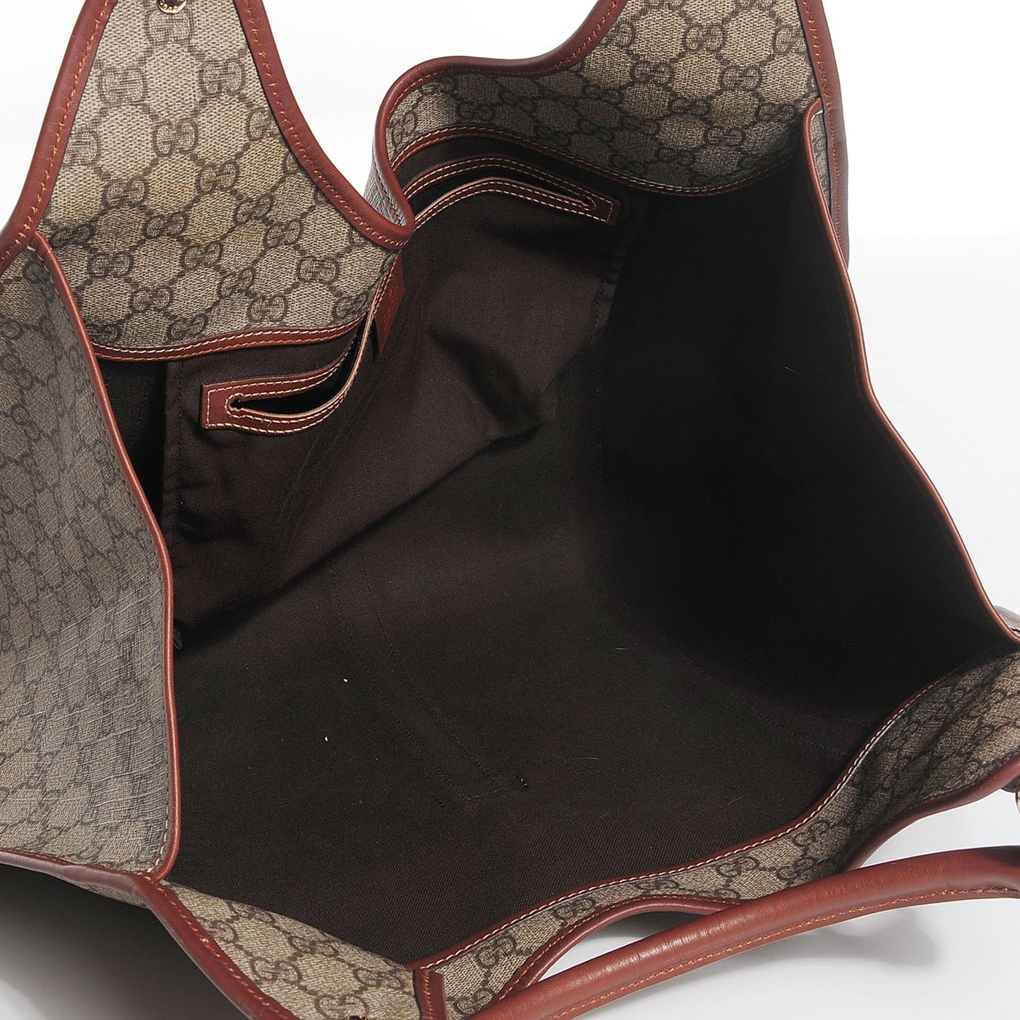 GG Plus Monogram Large Joy Shoulder Bag Brown