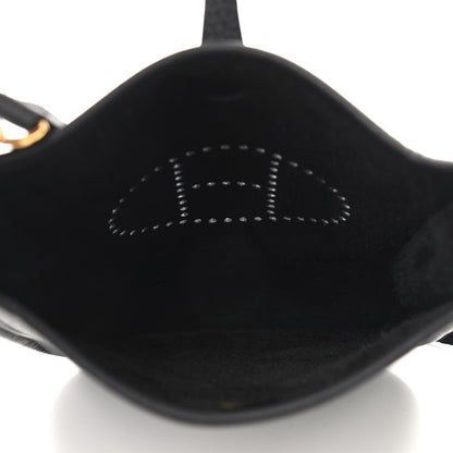 Hermes Taurillon Clemence Evelyne TPM Black 5 of 9