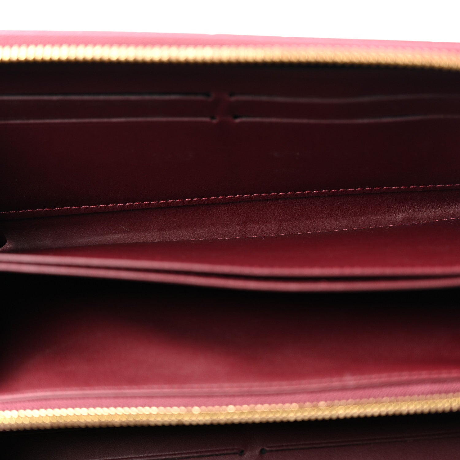 Louis Vuitton Vernis Zippy Wallet Rouge Fauviste 5 of 9