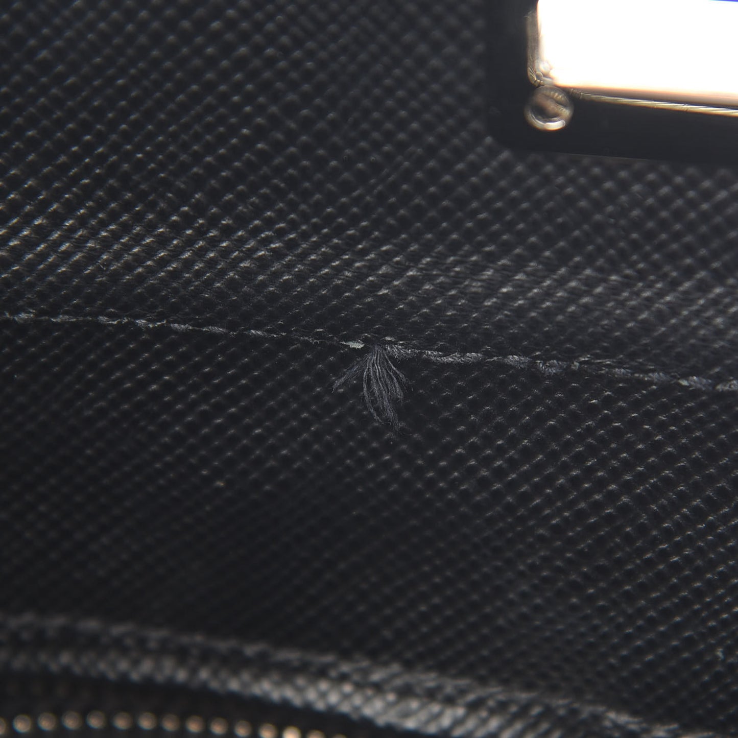 Saffiano Cuir Small Twin Tote Black