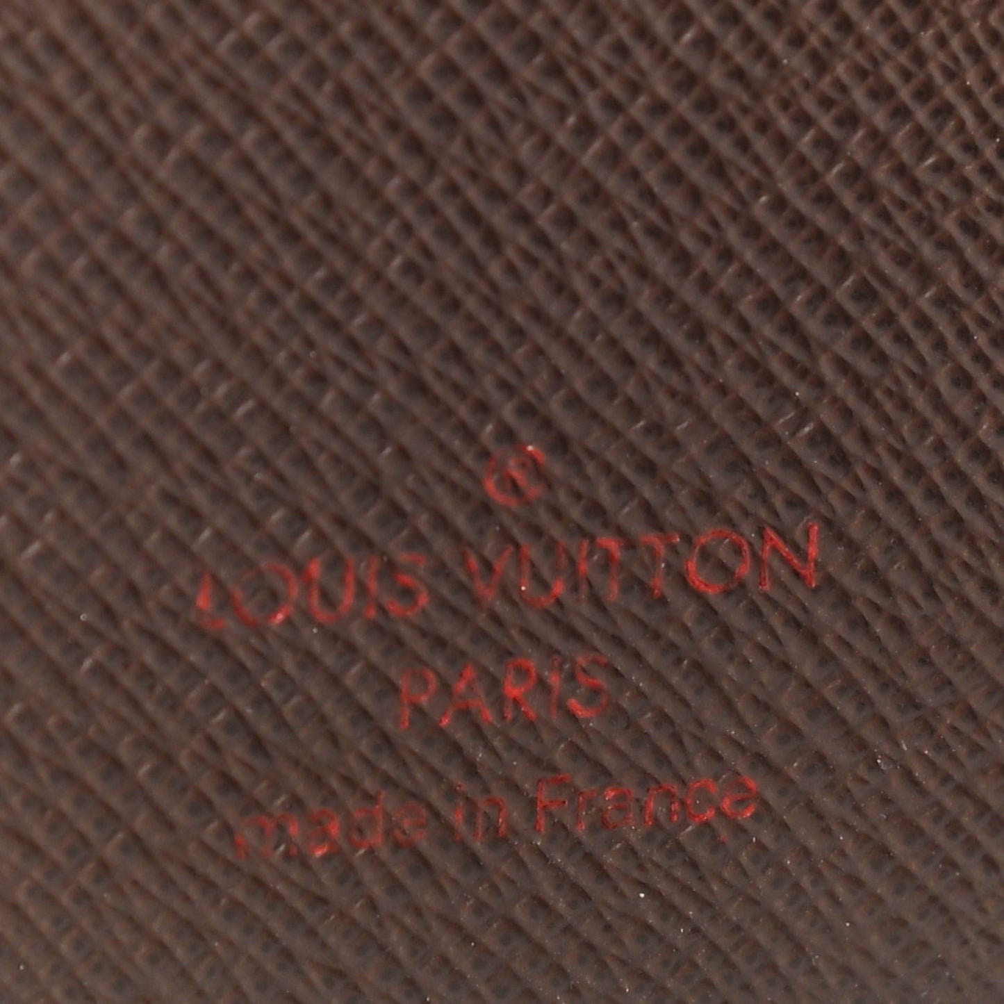 Damier Ebene Pocket Agenda Cover