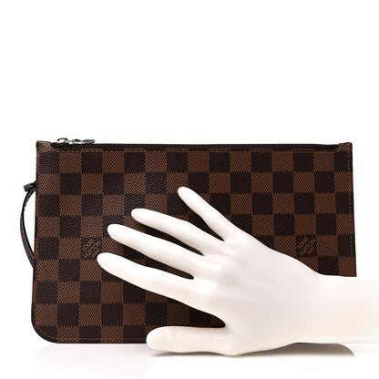 Louis Vuitton Damier Ebene Neverfull MM GM Pochette 2 of 8