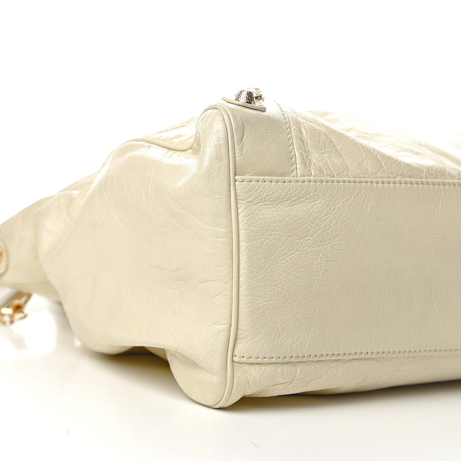 Balenciaga Agneau Giant 12 Gold Hardware Velo Blanc Creme Light Craie 7 of 9