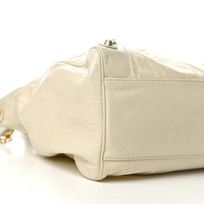 Balenciaga Agneau Giant 12 Gold Hardware Velo Blanc Creme Light Craie 7 of 9