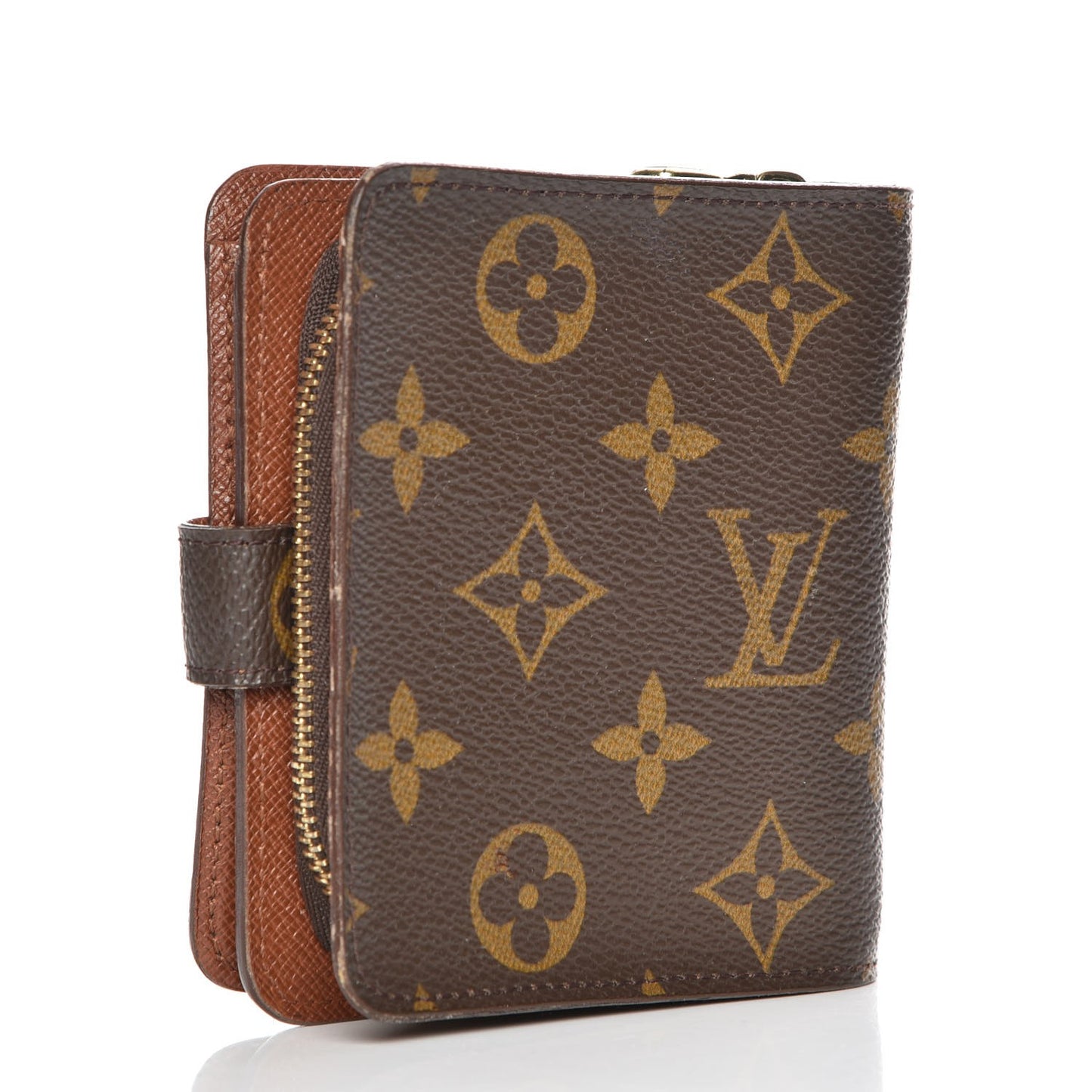 Monogram Compact Zippe Zipped Wallet