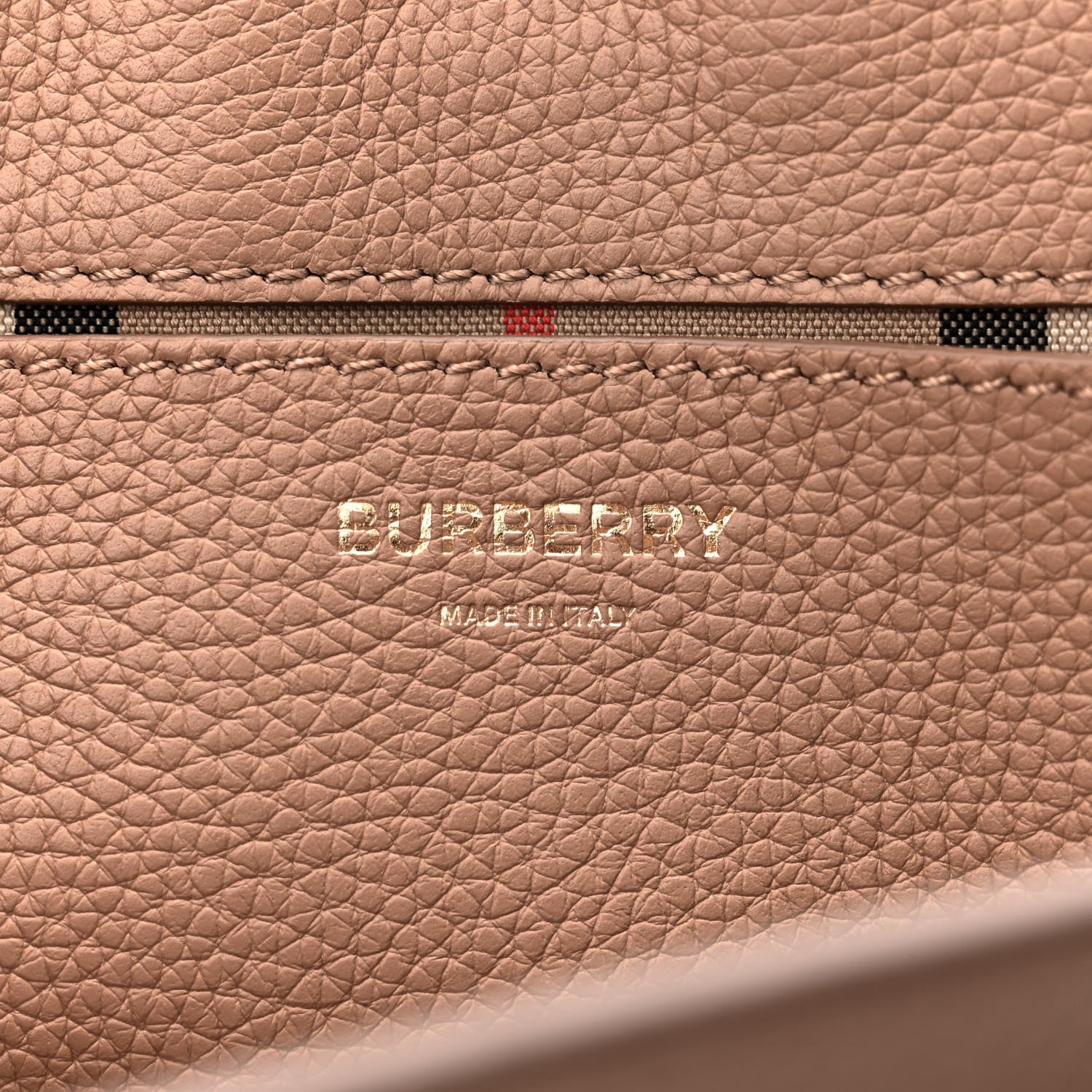 Burberry Grainy Calfskin Note Crossbody Bag Beige 7 of 9