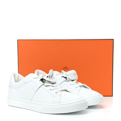 Hermes Calfskin Mens Day Sneakers 43 White 8 of 8