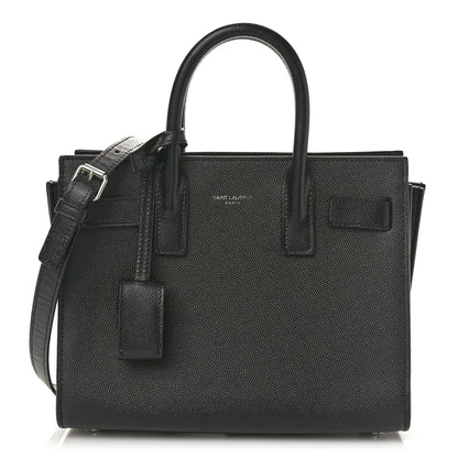 Saint Laurent Grained Calfskin Nano Sac De Jour Black 1 of 10