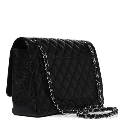 Chanel Caviar Quilted Maxi Double Flap Black 2 of 10