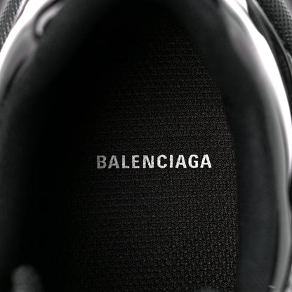Balenciaga Shiny Rubber Mens Triple S Sneakers 42 Black 7 of 8