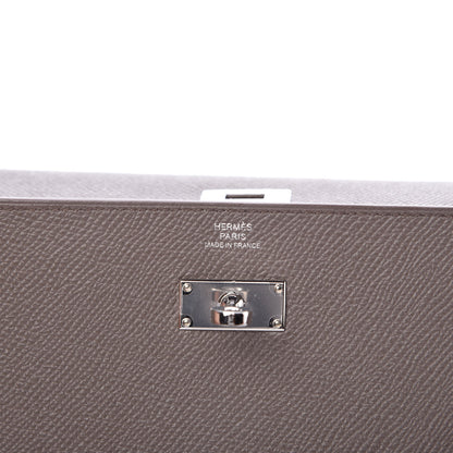 Hermes Epsom Kelly Longue Wallet Etain 6 of 8