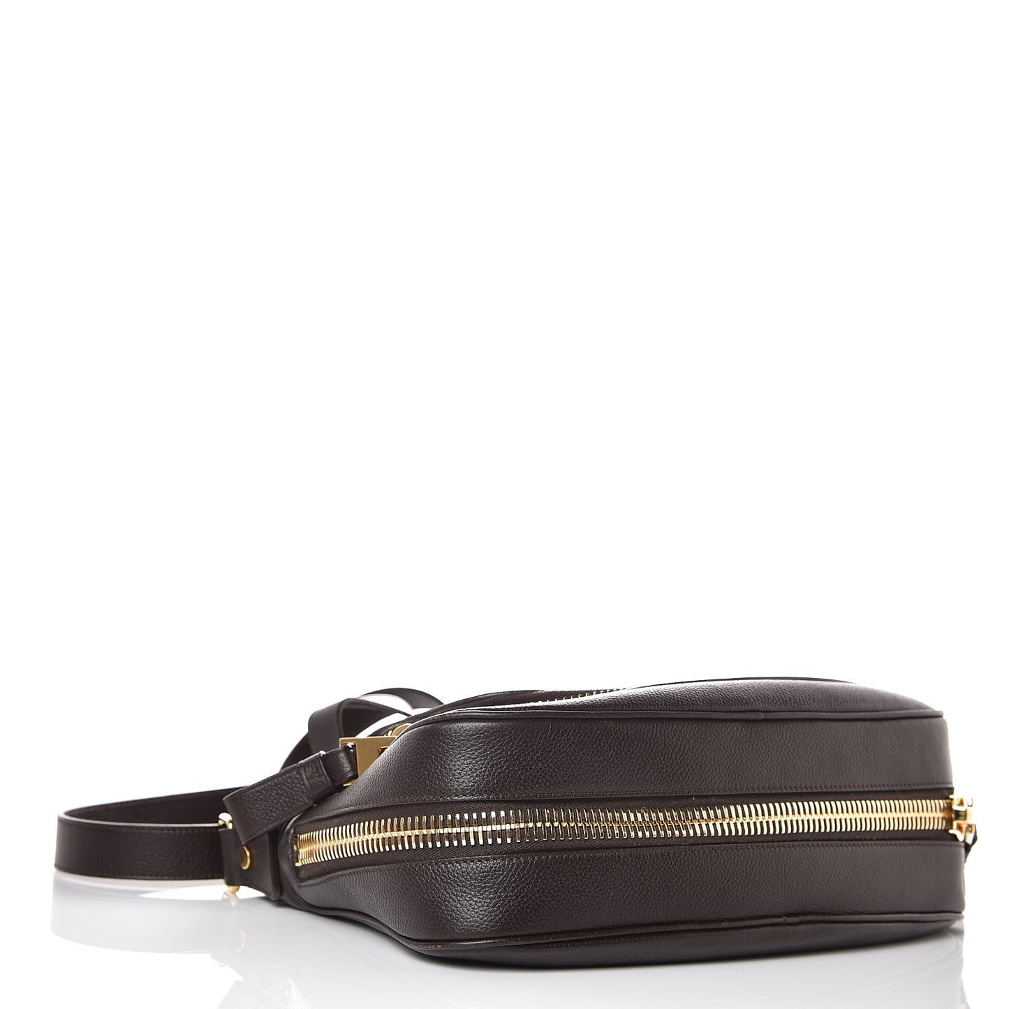 Pebbled Calfskin Medium Jennifer Dark Brown