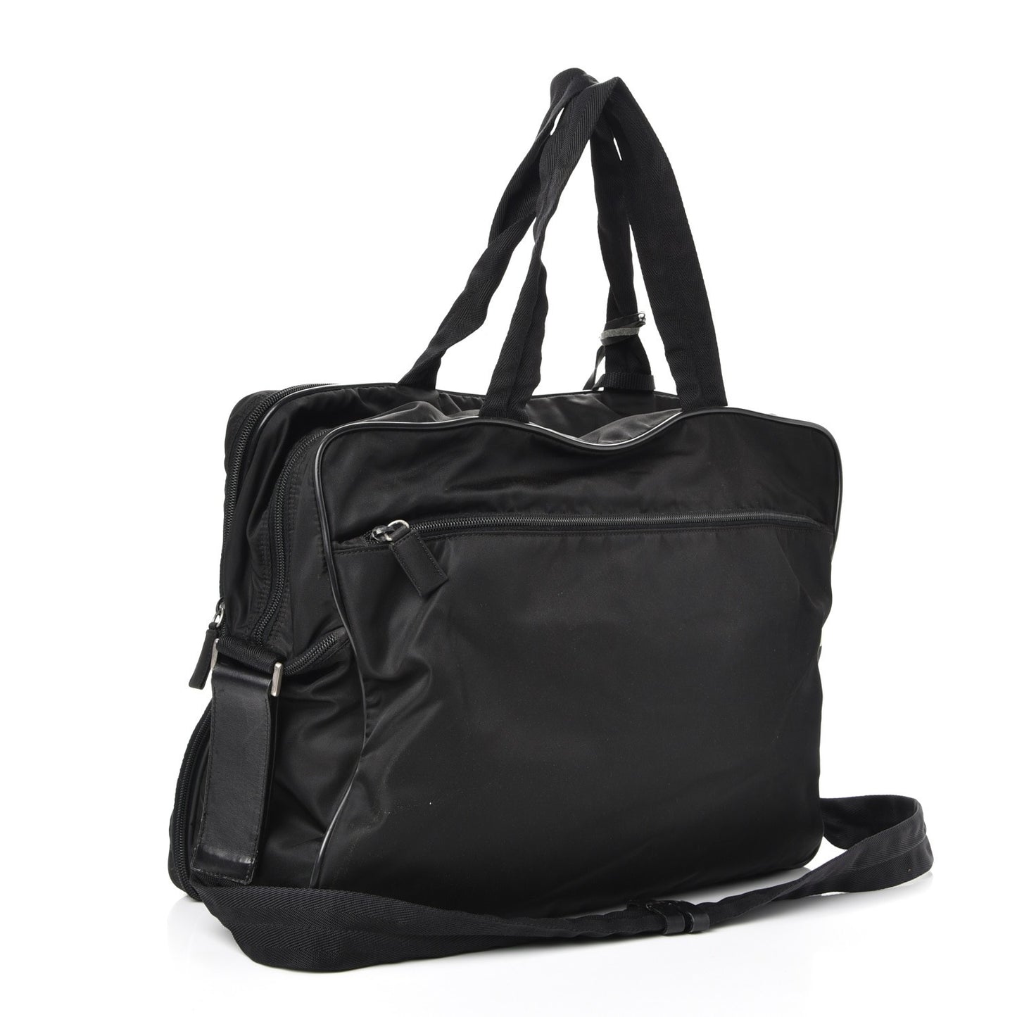 Tessuto Nylon Travel Bag Nero Black