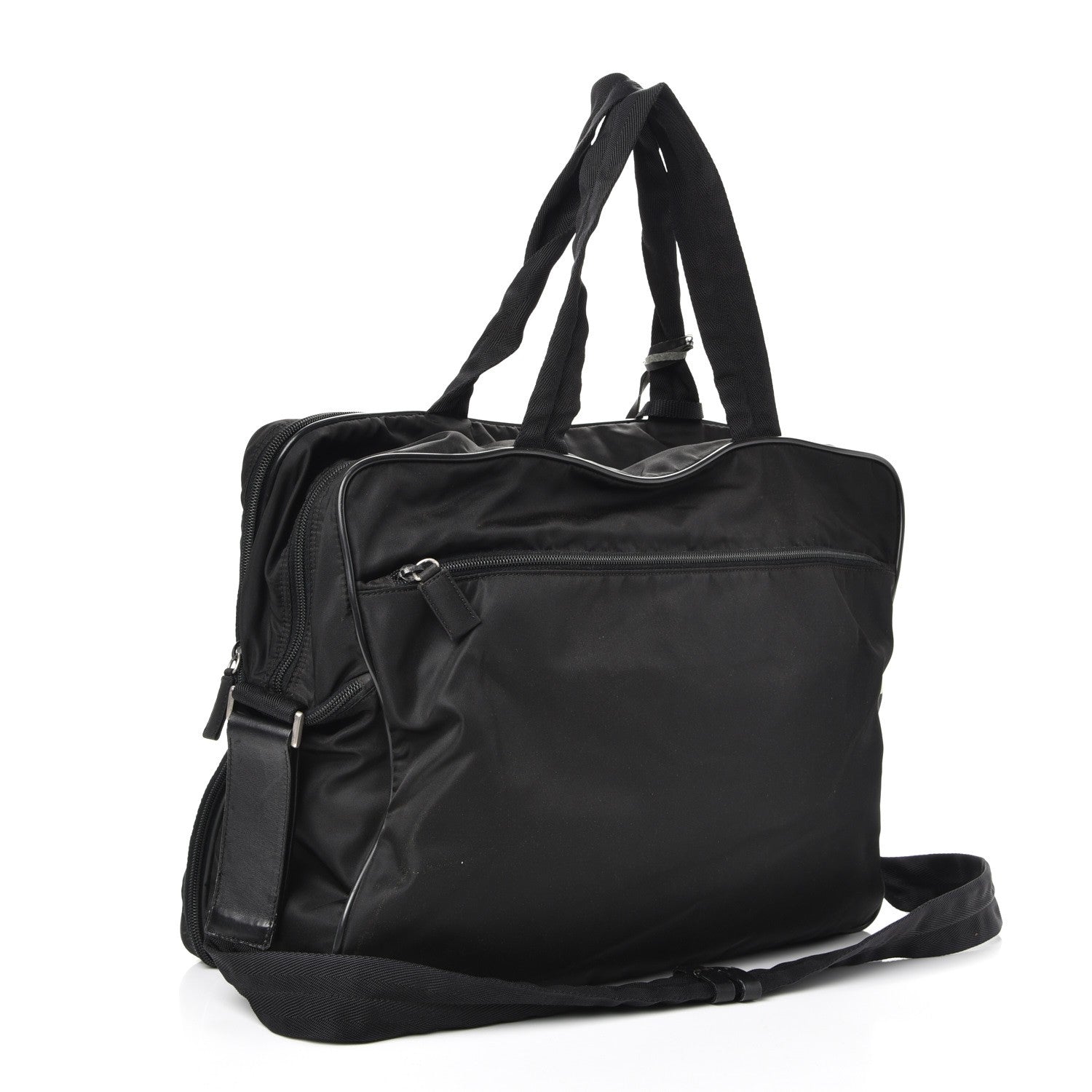 Prada Tessuto Nylon Travel Bag Nero Black 3 of 14