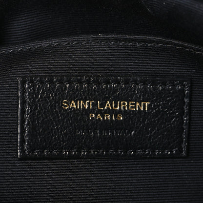Saint Laurent Raffia Canvas Monogram Lou Camera Bag Dark Chocolate 6 of 8