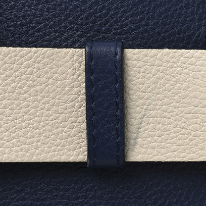 Burberry Soft Grain Calfskin Small Belt Bag Navy White 10 of 10