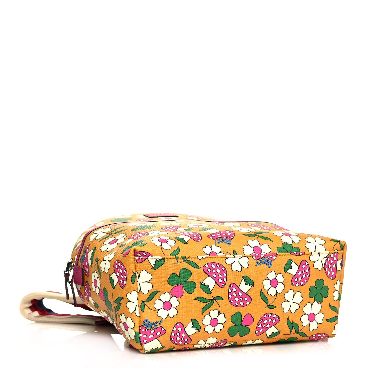 Gucci Canvas Childrens Flower Mushroom Print Backpack 3 of 9