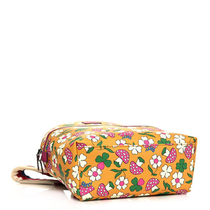 Gucci Canvas Childrens Flower Mushroom Print Backpack 3 of 9
