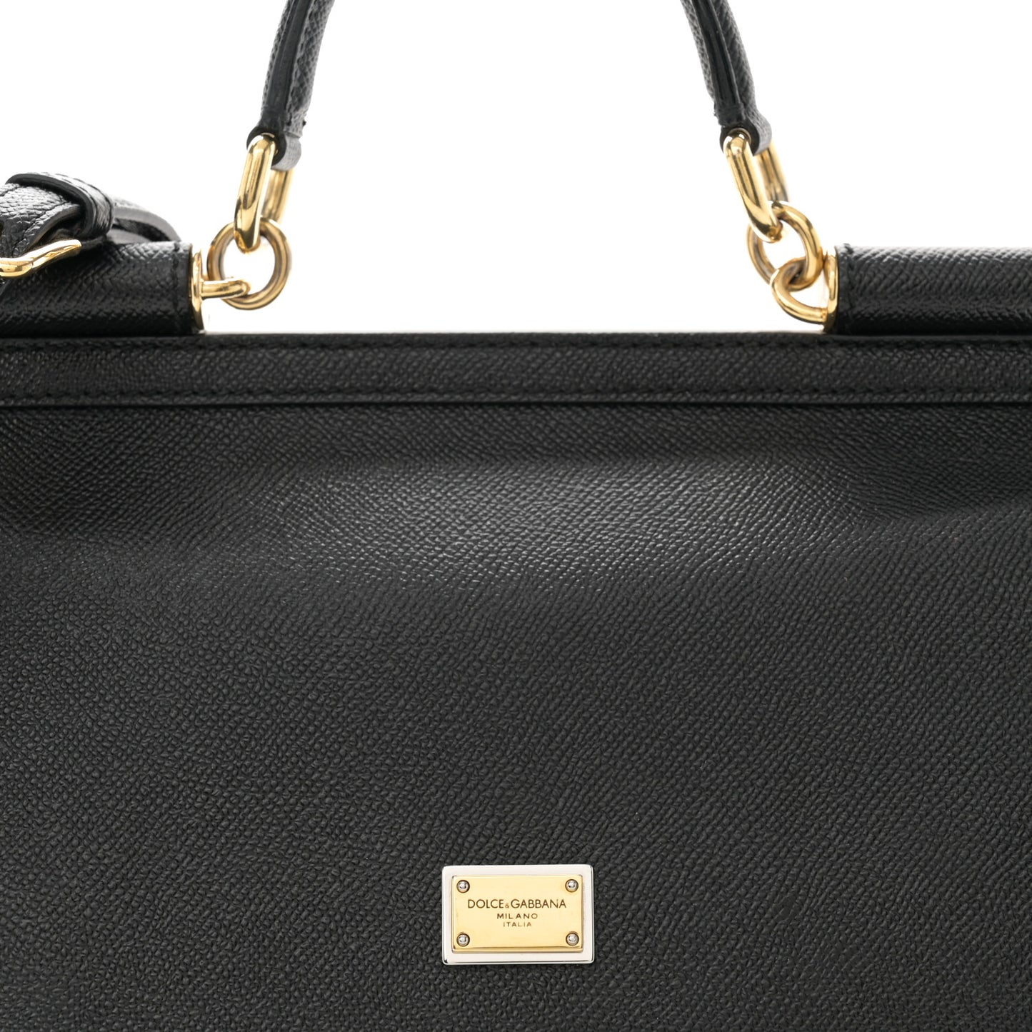 Dauphine Medium Miss Sicily Satchel Black